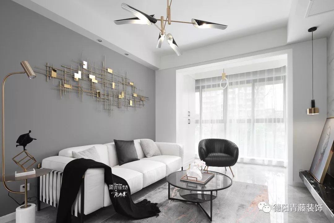 德阳山海天二期 98㎡现代轻奢家居设计-26