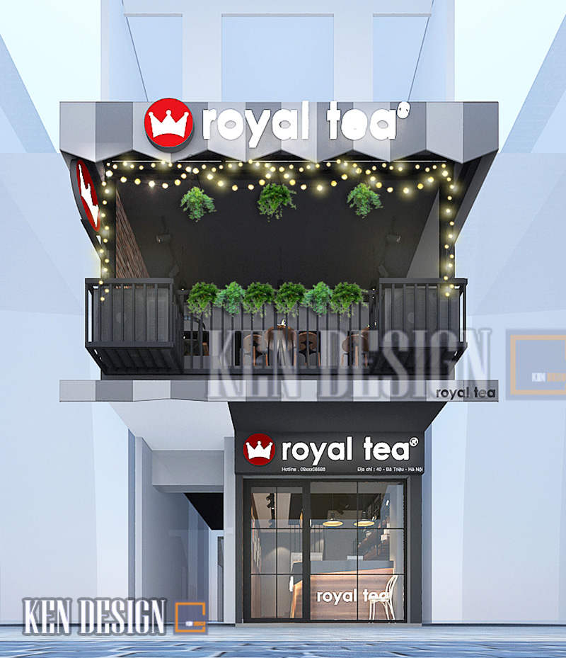 RoyalTea 40 Bà Triệu店铺设计丨越南河内丨Kendesign-28