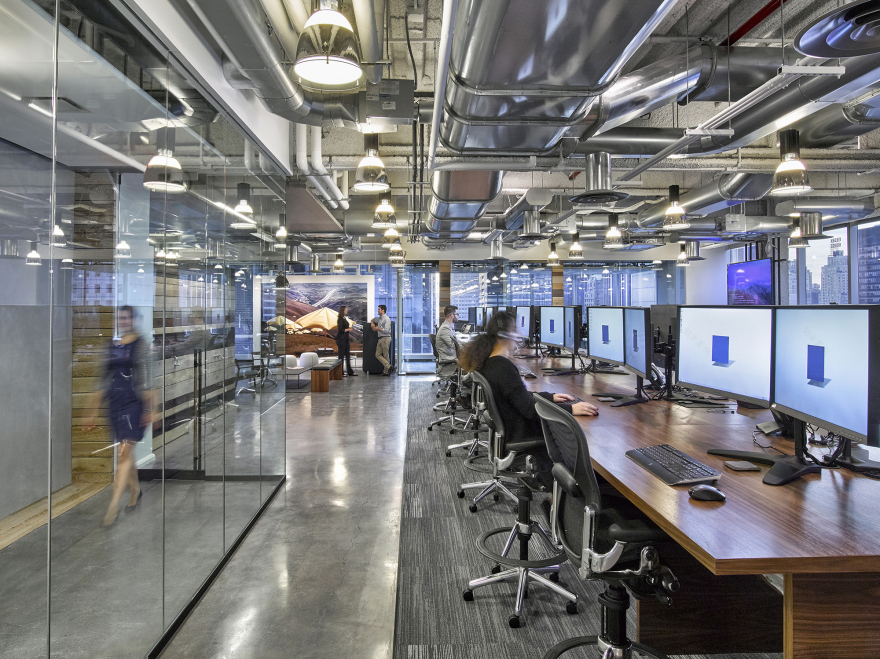 曼哈顿资产管理公司的自然科技办公空间丨美国曼哈顿丨MKDA-17