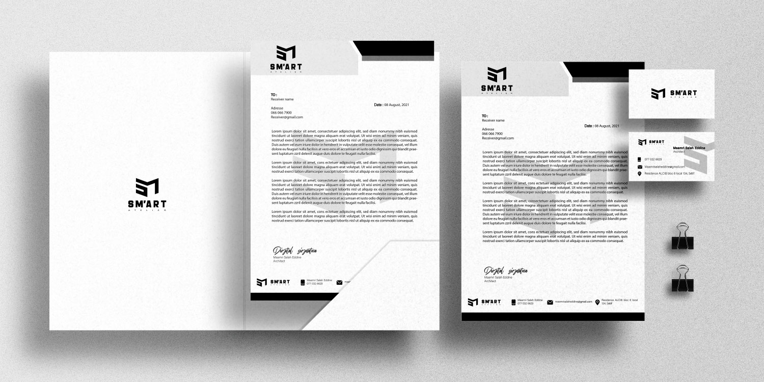 SM'ART ATELIER (Architecture) - logo visual identity-5