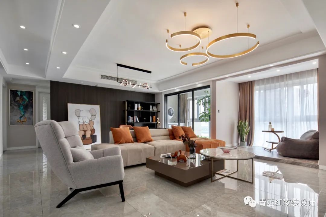 绿地海外滩 139m²私宅设计 | 极致优雅,春光熠熠-24