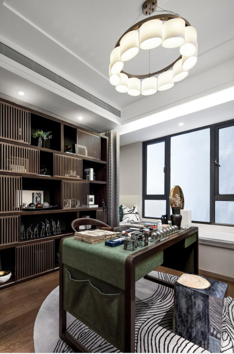 肇庆世茂滨江壹号样板间设计 | 空谷茗悠，知味赏韵-136