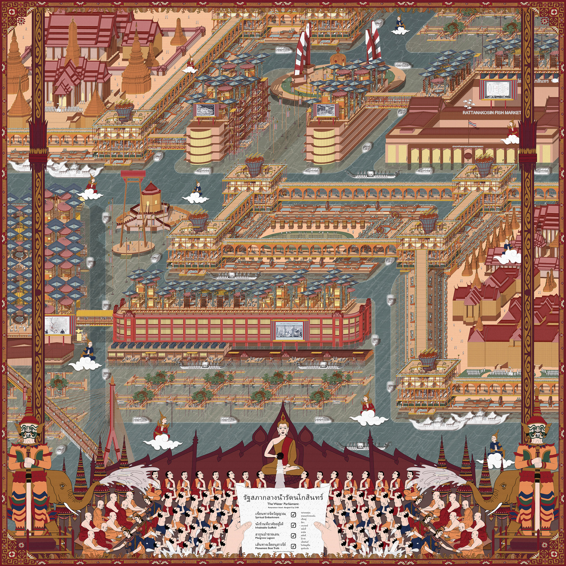 新加坡国立大学建筑硕士生作品展，探索未来建筑的可能性-71