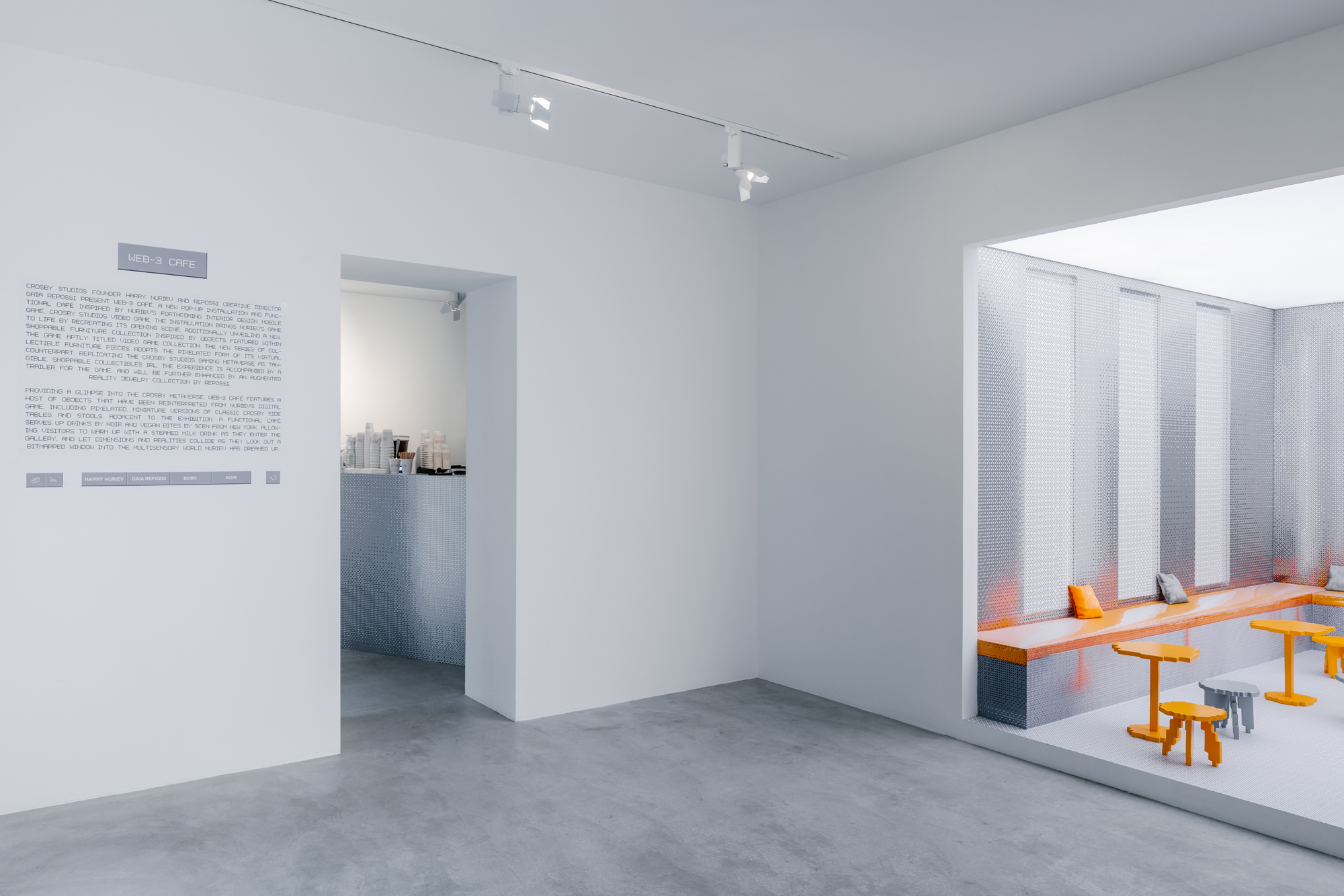 虚拟融合现实 | 巴黎 Web-3 Café创新零售空间-4