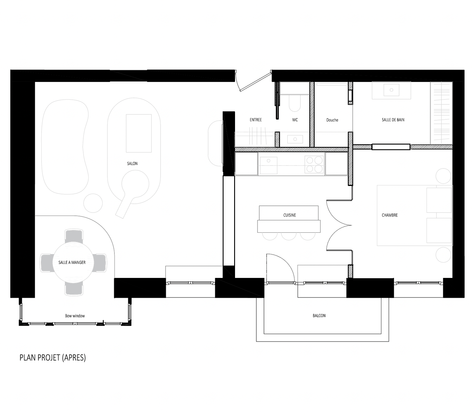 57㎡新艺术风格公寓改造丨法国梅斯-58