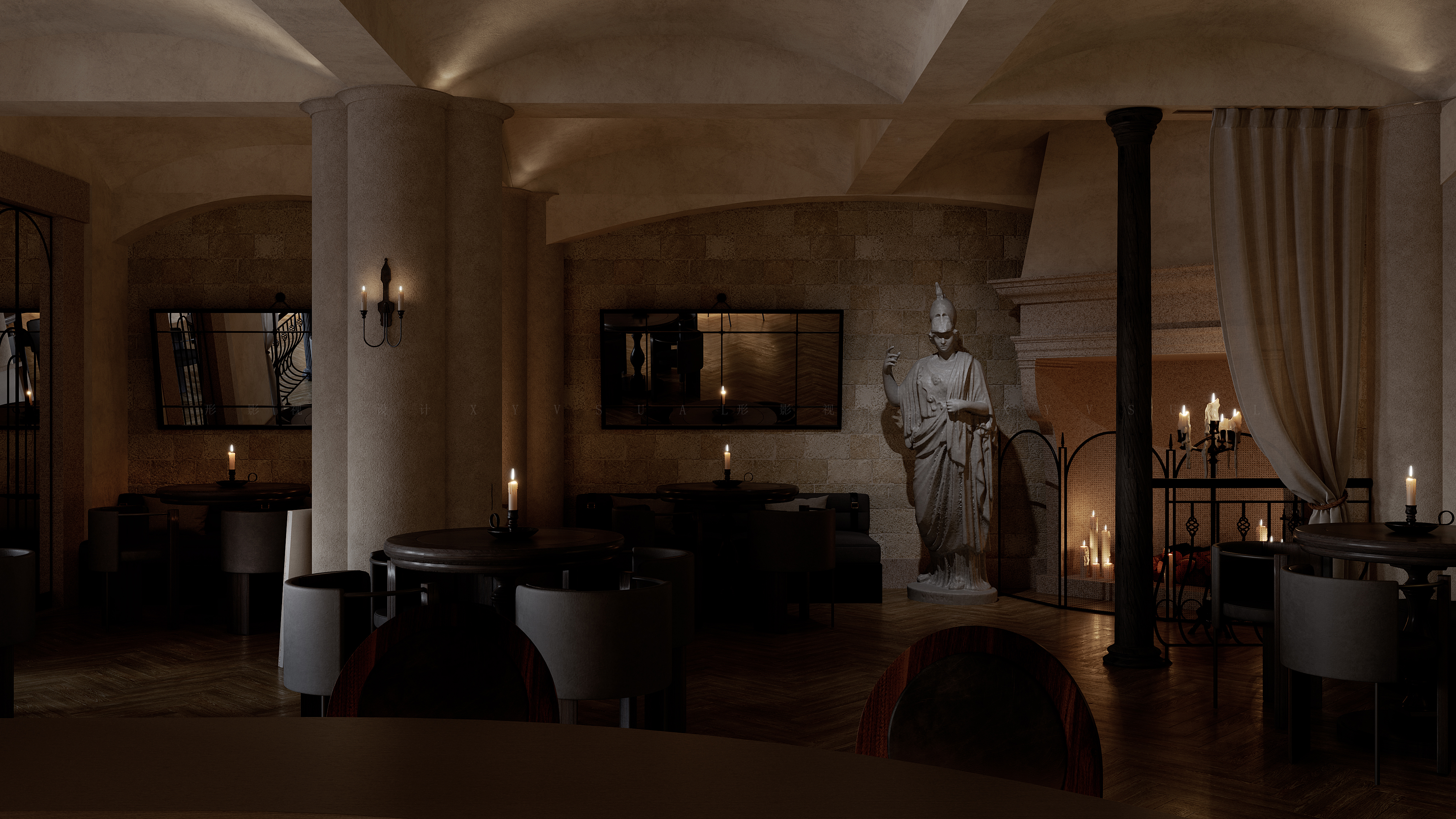 威士忌酒吧丨尺与匙空间设计-27