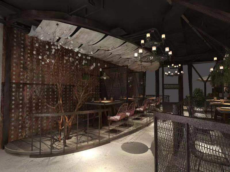 东莞麻涌烤鱼店设计-9