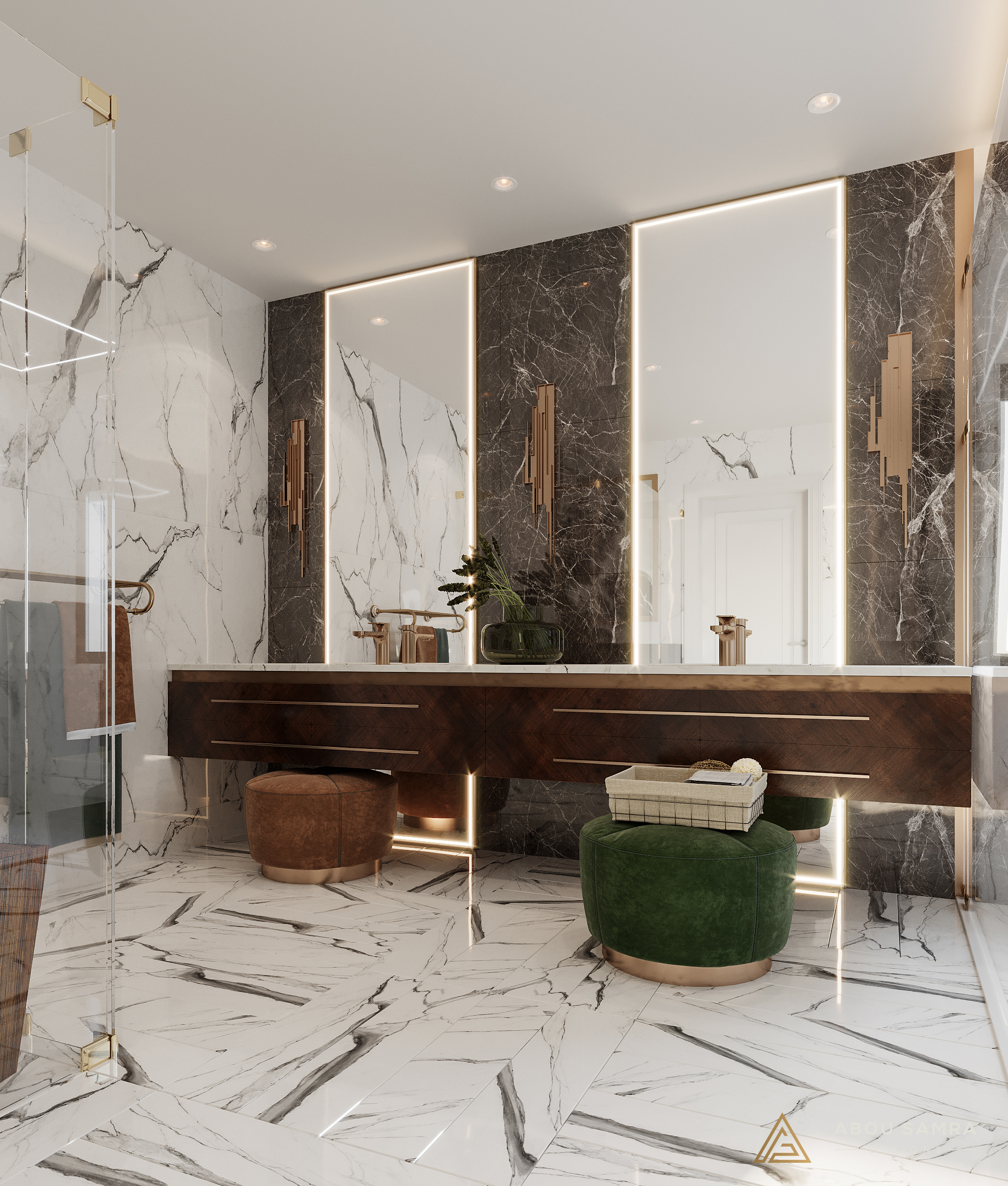 Calacatta 室内设计丨沙特阿拉伯丨Abou Samra Group-11