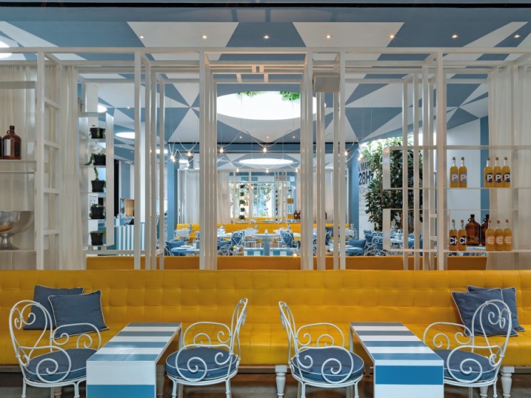 印尼 Da Maria 餐厅  现代餐饮空间诠释水磨石与金属之美-0