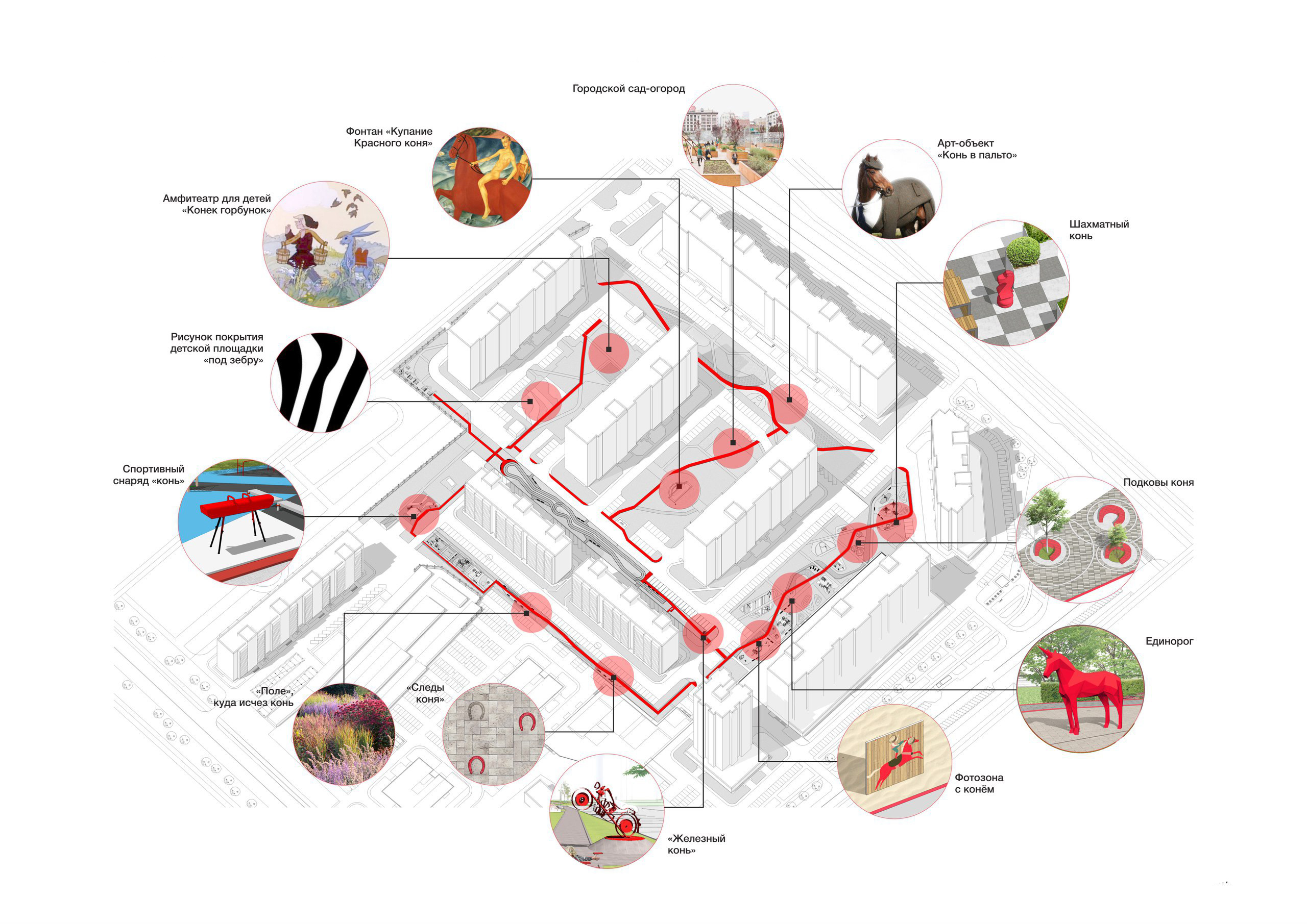 ЖК "Фаворит" 小区景观设计丨俄罗斯奔萨-11