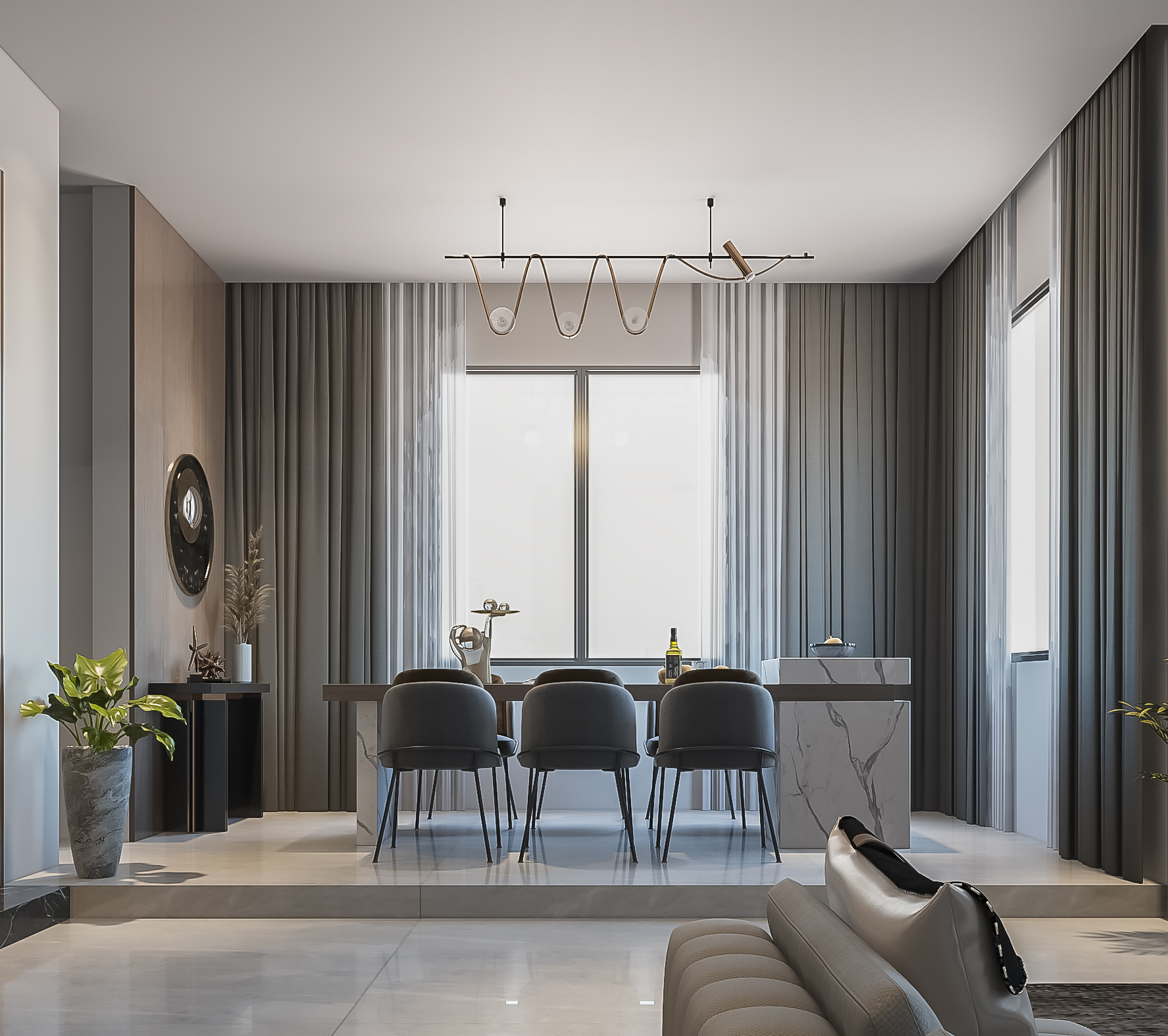 Living Area design Dubai, UAE-6