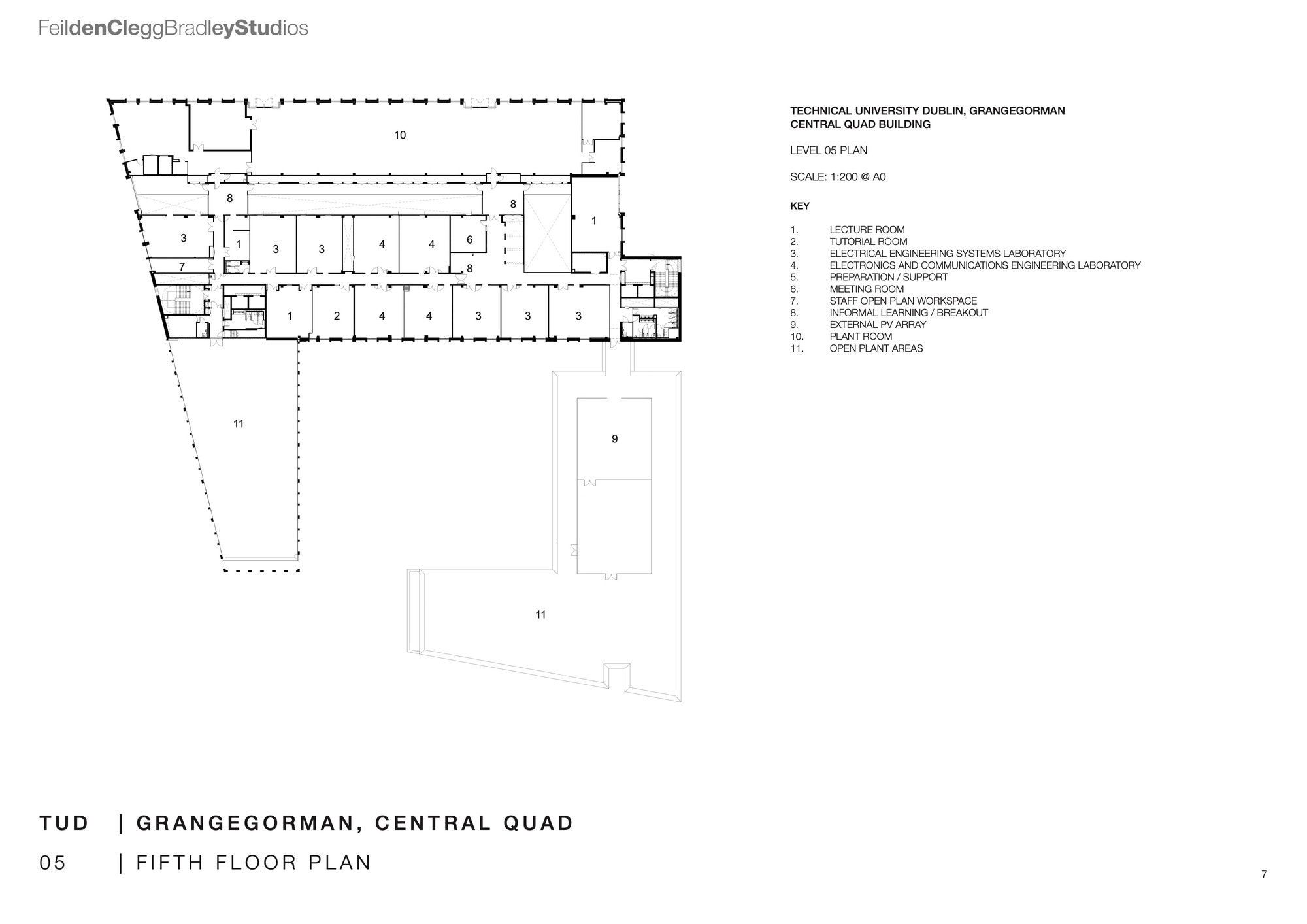 格兰治高曼中央四合院校区丨爱尔兰都柏林丨Feilden Clegg Bradley Studios-55