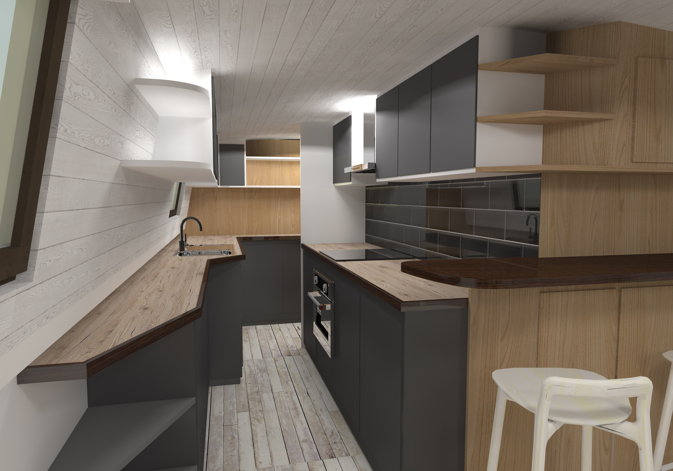 CANAL BOAT SERENDIPITY logo and interior-41