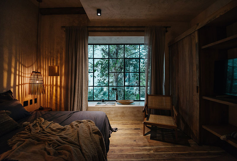 墨西哥图伦绿色环绕的异域别墅-25