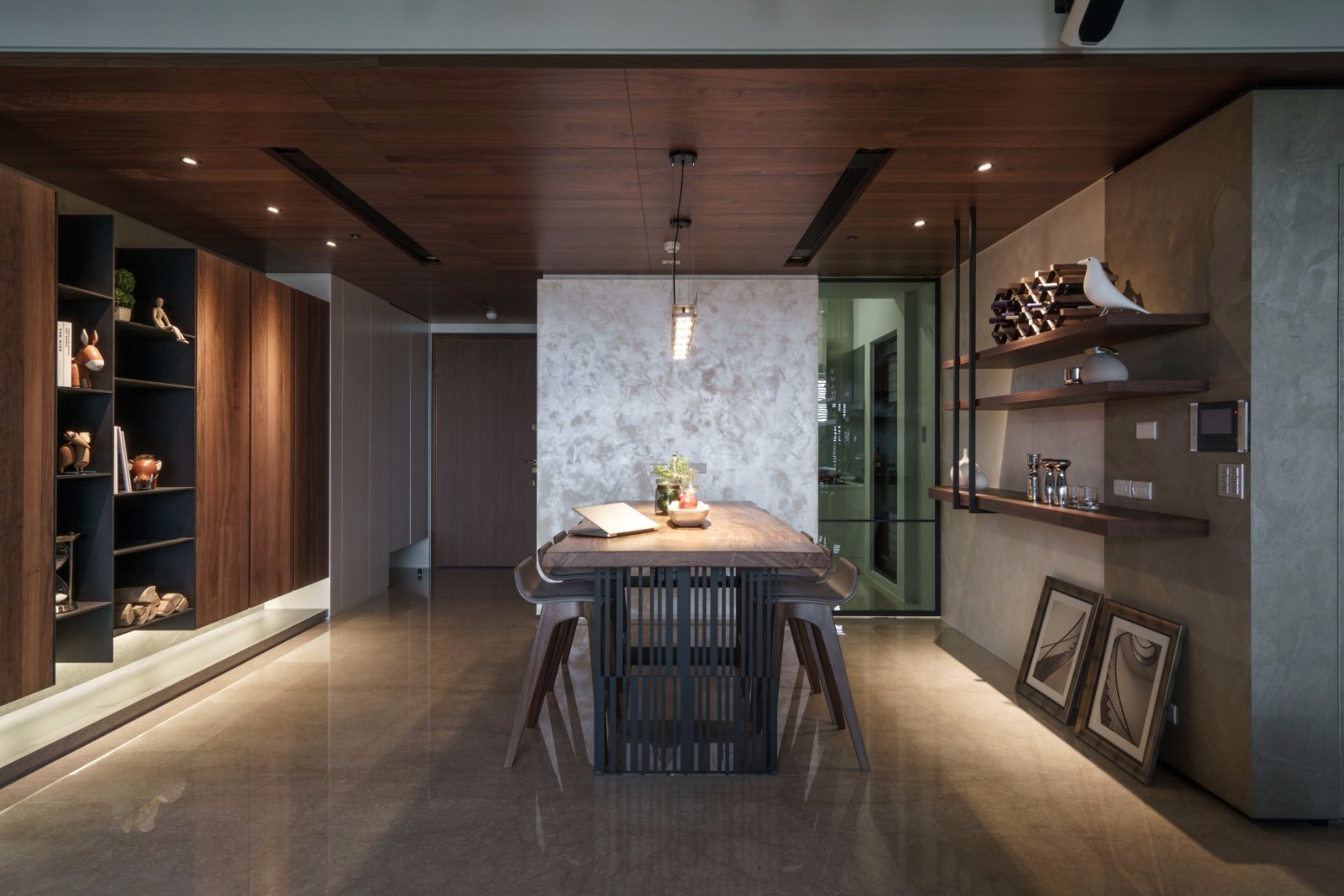 美术爱河——132m²人文居家住宅  千彩胤空间设计-5