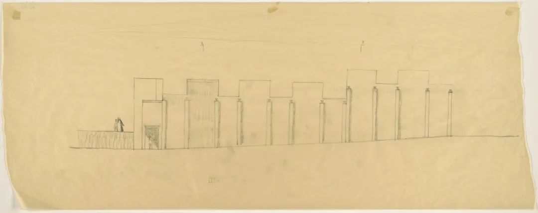 路易斯·康的建筑绘画-45