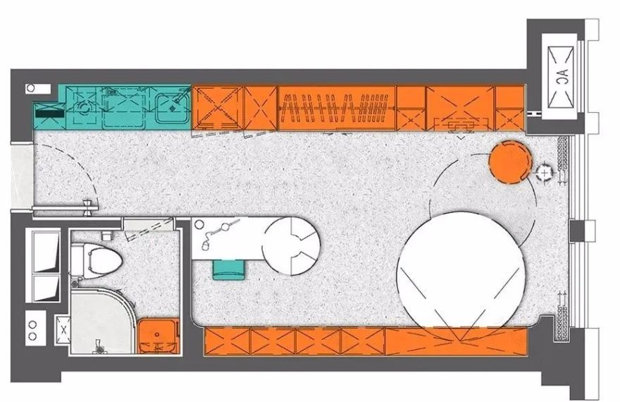 五矿·万境蓝山青橙公寓 | 高品质美学空间诠释个性生活-13