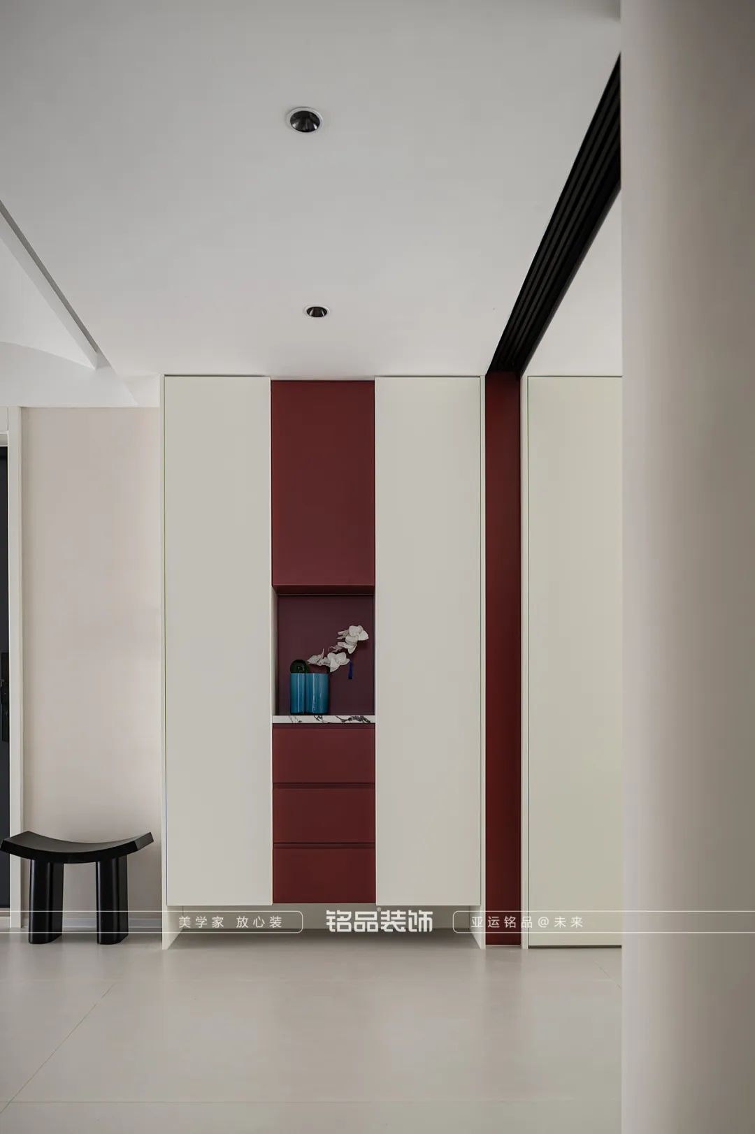 曲江风荷150㎡极简奶油风家居设计丨中国浙江丨铭品装饰-18