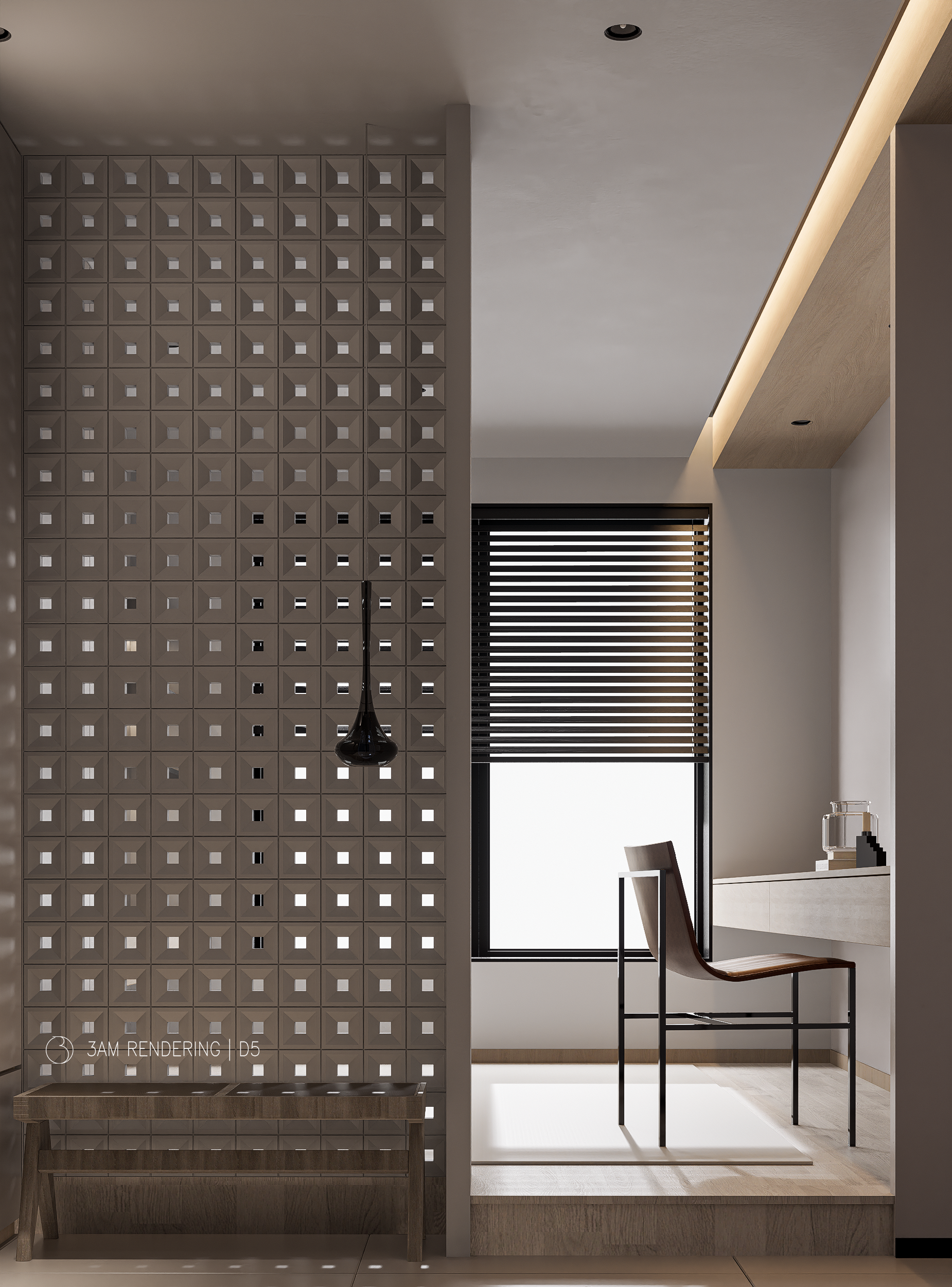 Morden Livingroom D5 Rendering-8