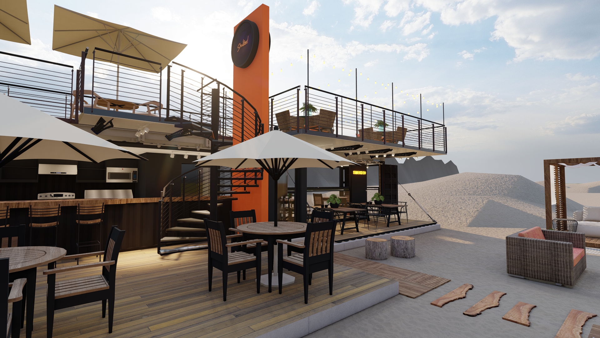 Restaurent In Desert-5