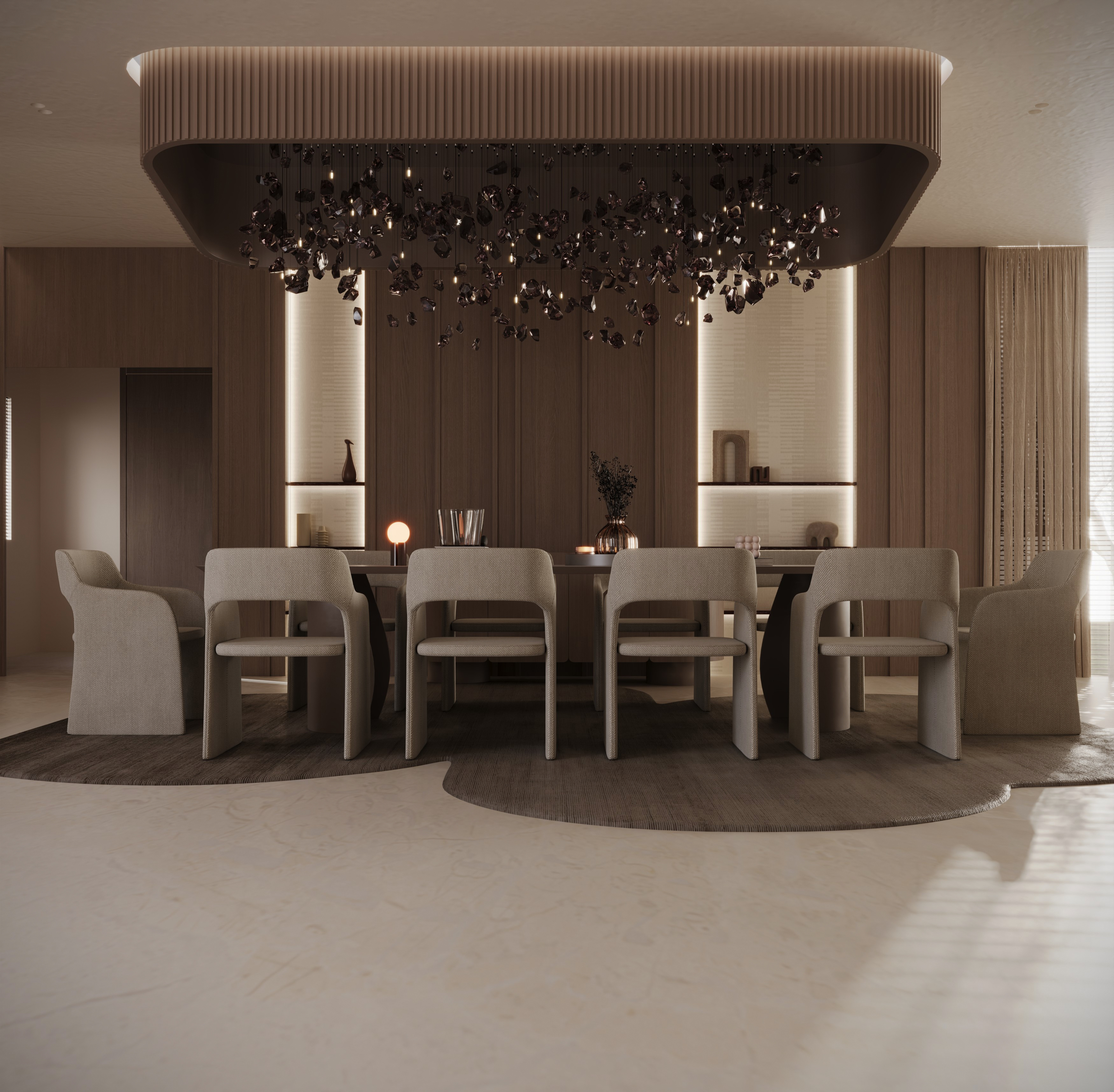 Modern Reception El Obour 3DSMAX Corona Render-14