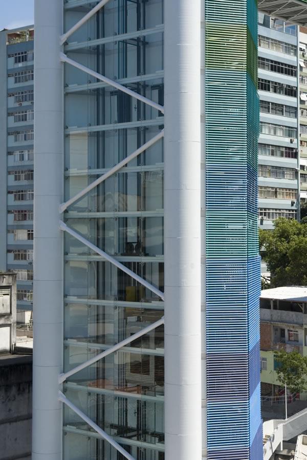 巴西里约热内卢" Cantagalo 社区空中走廊"设计-7