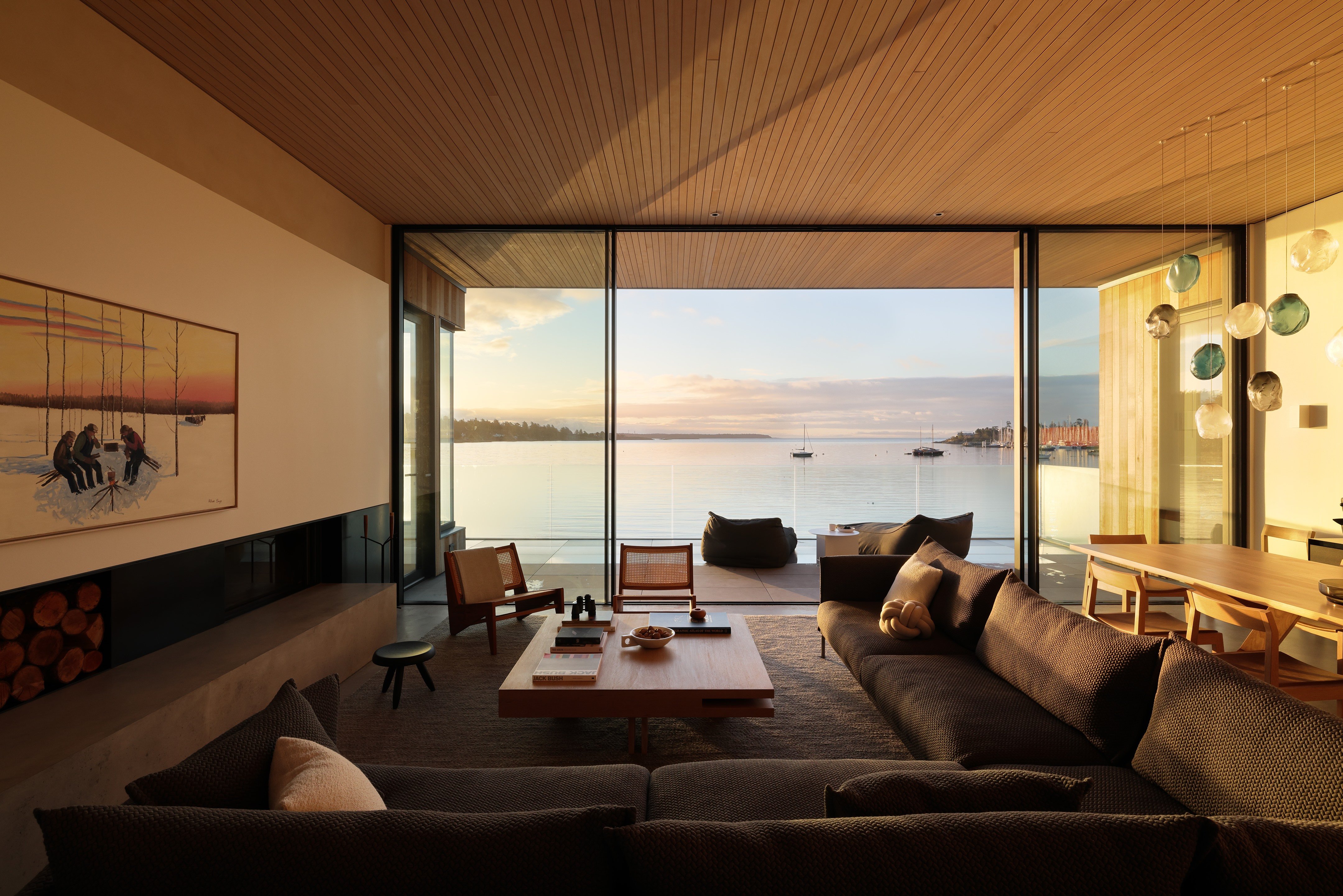 卡德伯勒湾别墅丨加拿大丨Falken Reynolds Interiors-52