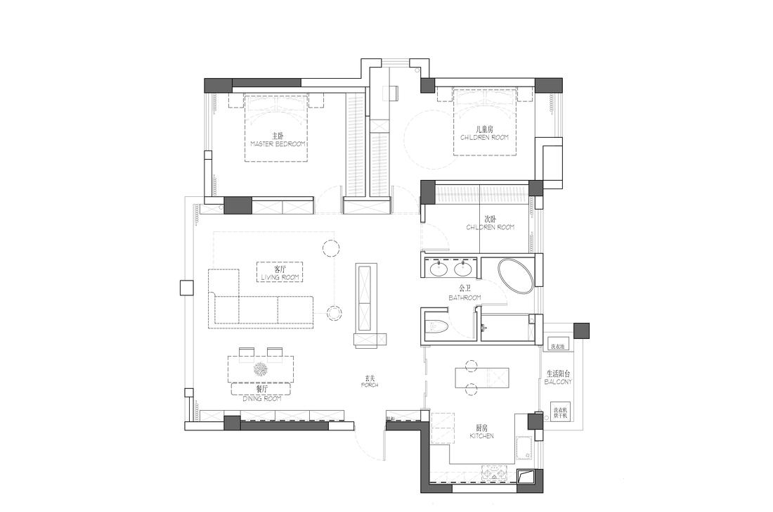 煤矿地质勘探家庭自然舒适家居设计-23