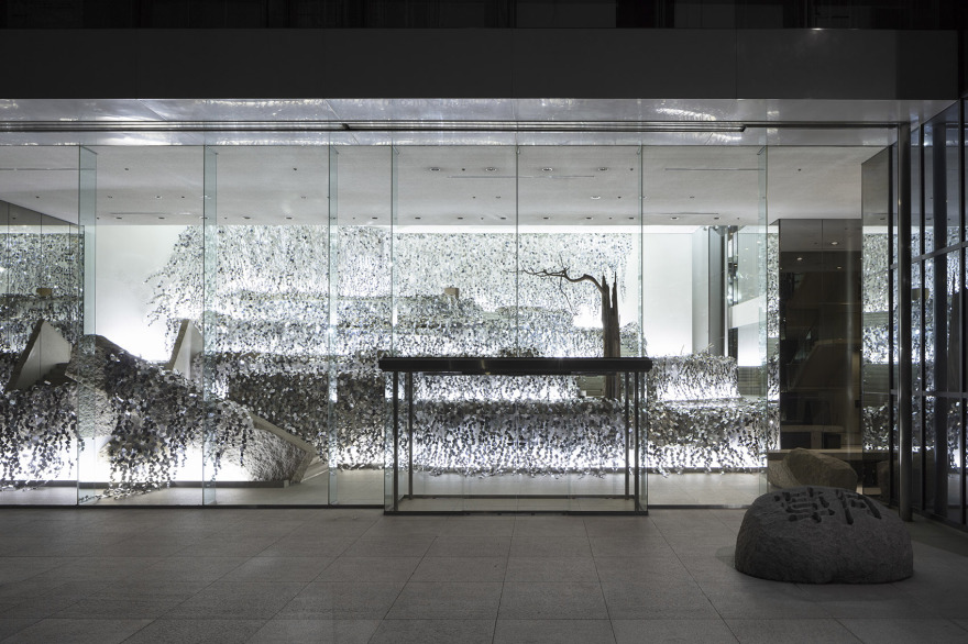 常青藤万花筒,花艺学校的展示空间 / nendo-30