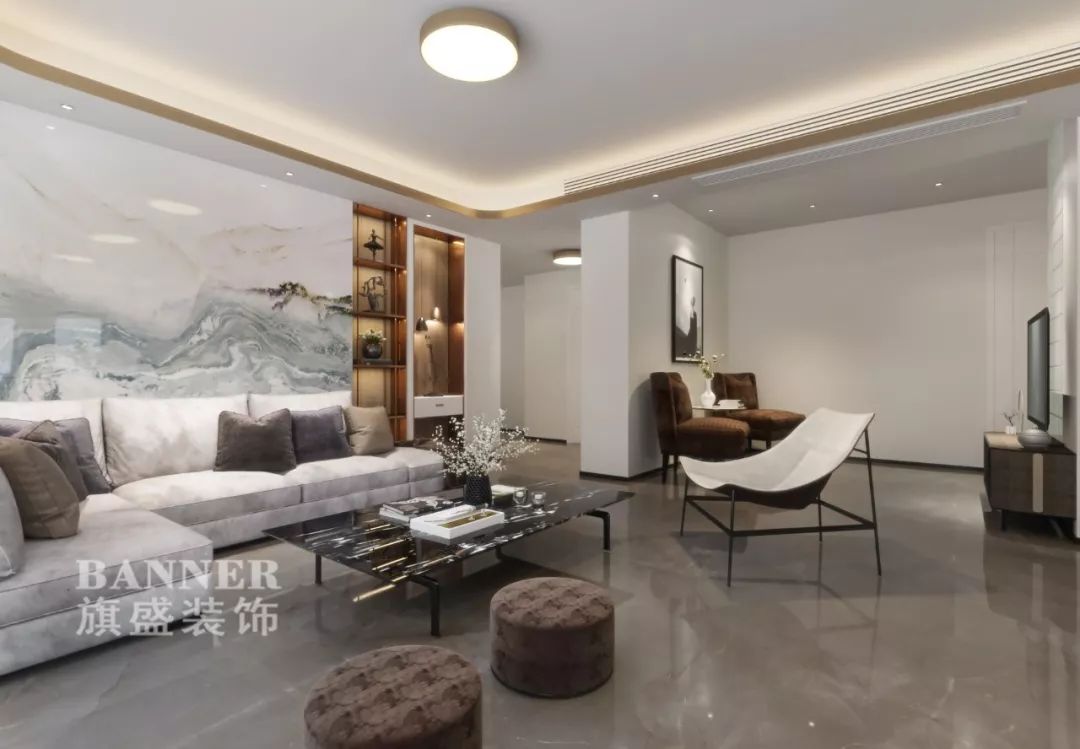 现代简约家居中的江南烟雨之色-17