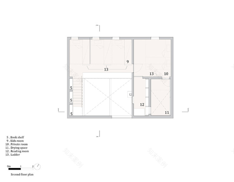 日本 Takatsuki 之家 | 无鞋空间与中央厨房设计-12