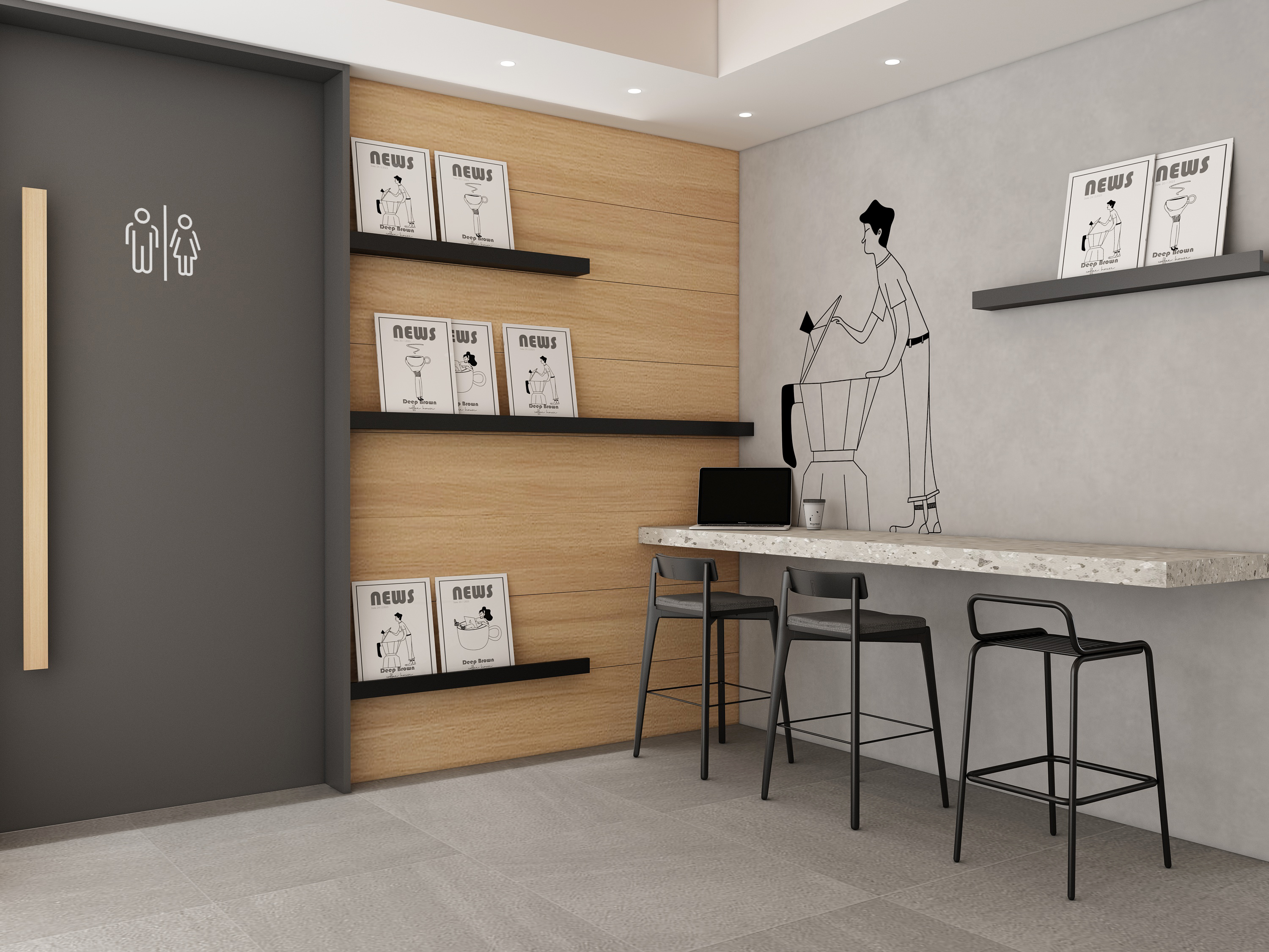 Deep Brown Coffee House-11