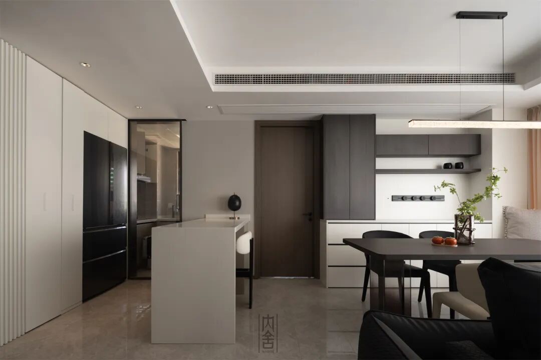内舍软装丨139㎡现代极简，空间留白演绎更具魅力的生活家！-20