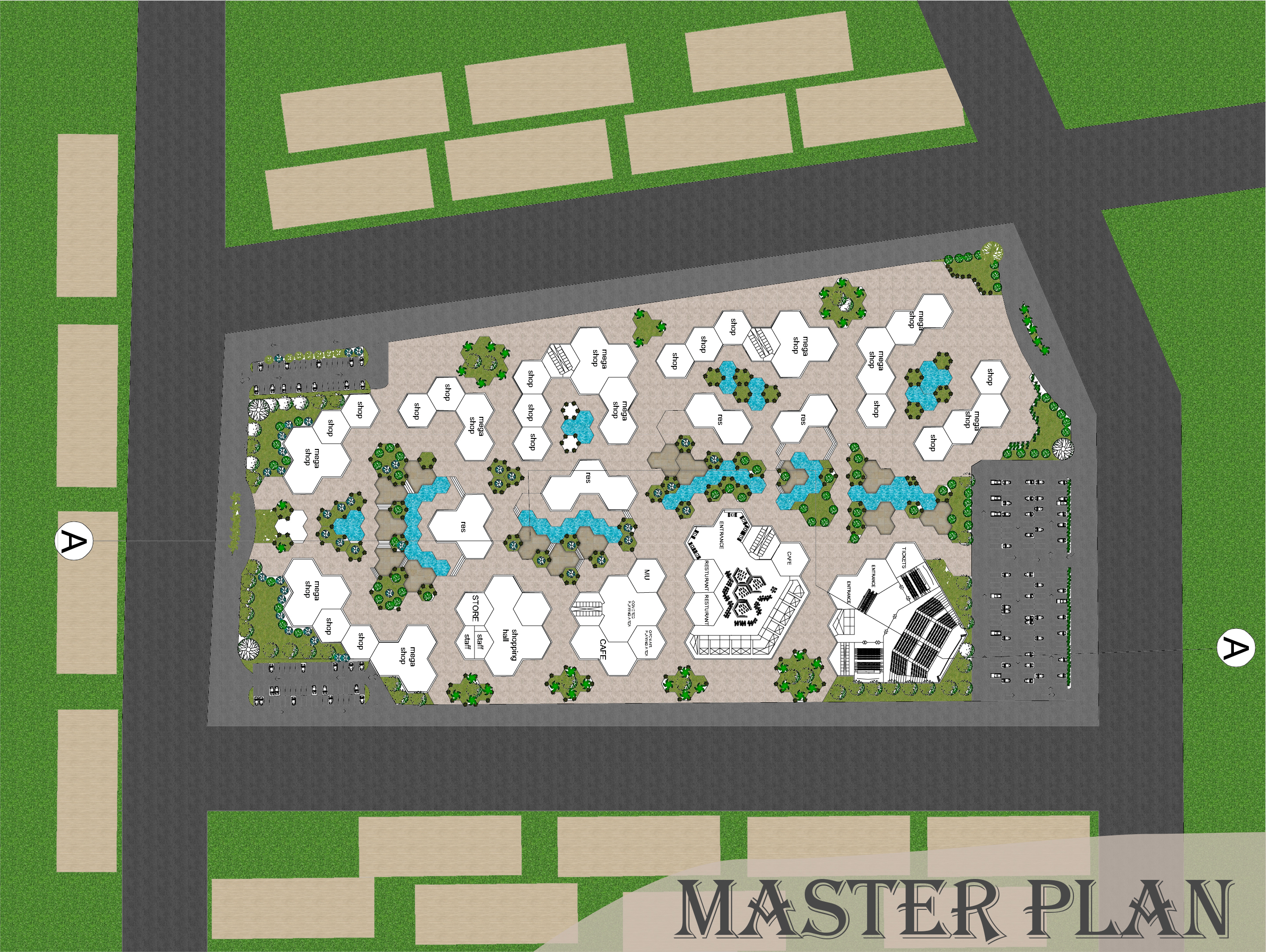 city walk project in the administrative capital-1