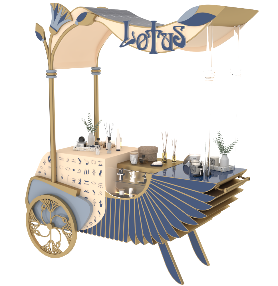 埃及风格街贩推车-2