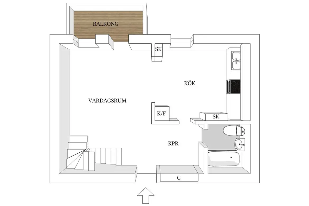 家庭复式公寓中的卧室设计亮点-18