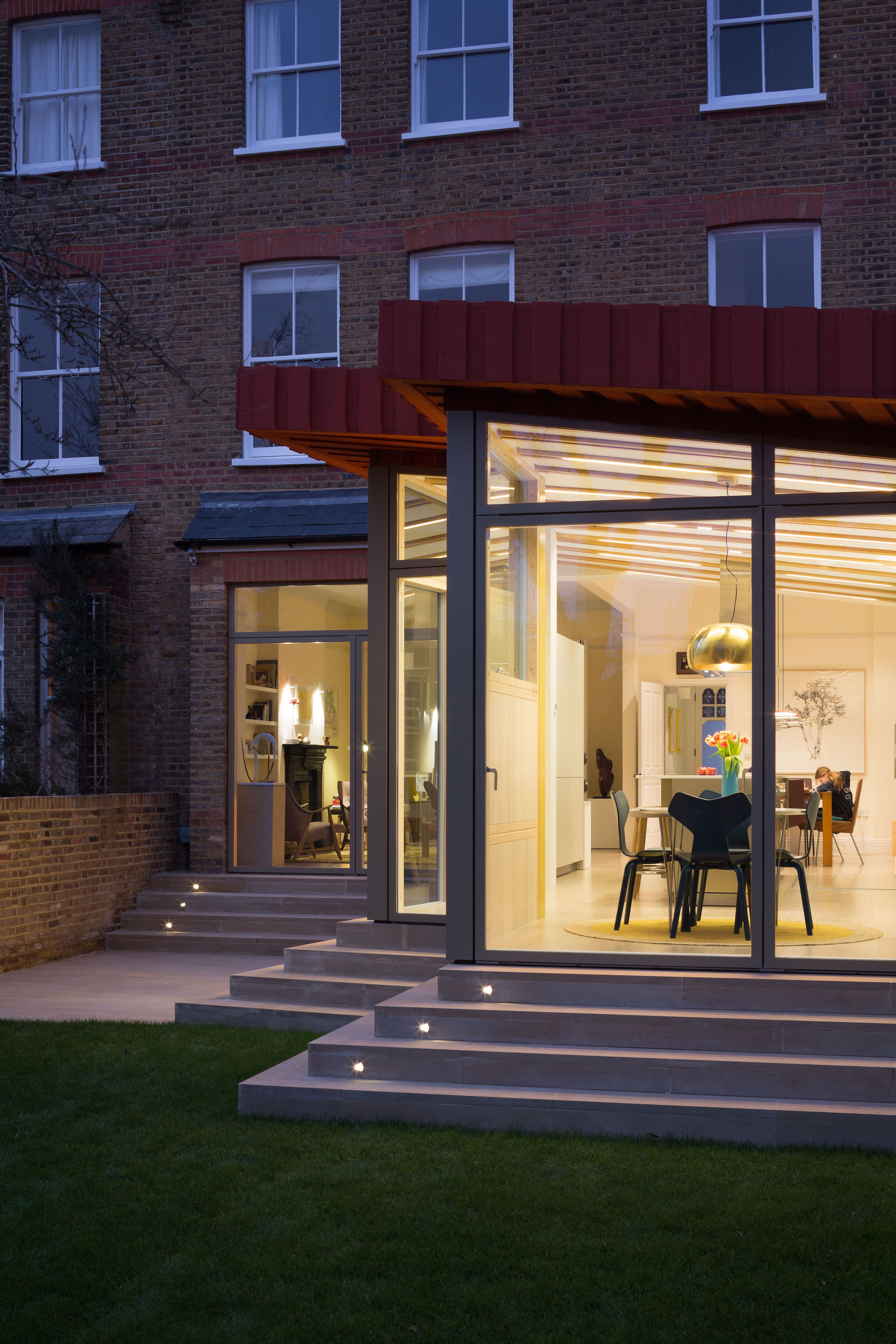 北伦敦精美半独立别墅设计，花园景观与生活空间完美融合-31