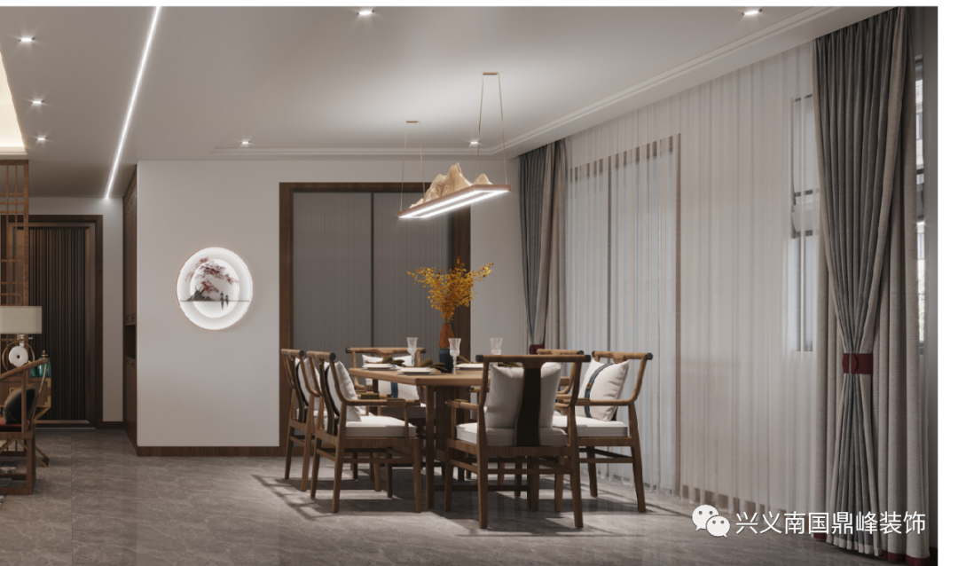 南国鼎峰四季花城 220㎡新中式装修丨鼎墅设计|邓梁-21