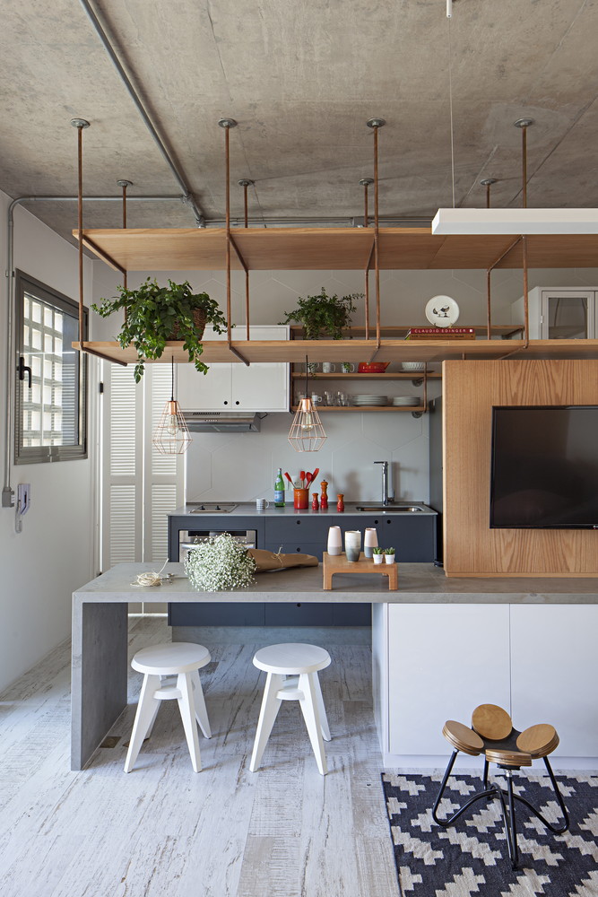 带隔断的公寓丨巴西圣保罗丨Casa100 Arquitetura-46