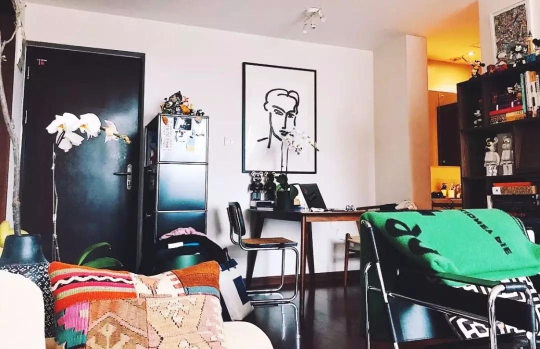 80㎡出租屋打造成“草食系”单身公寓-6