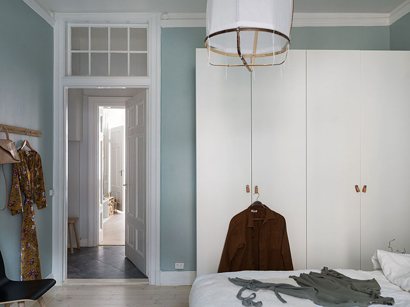 斯德哥尔摩温馨公寓 | 陶瓷板墙饰与经典装饰的完美结合-18