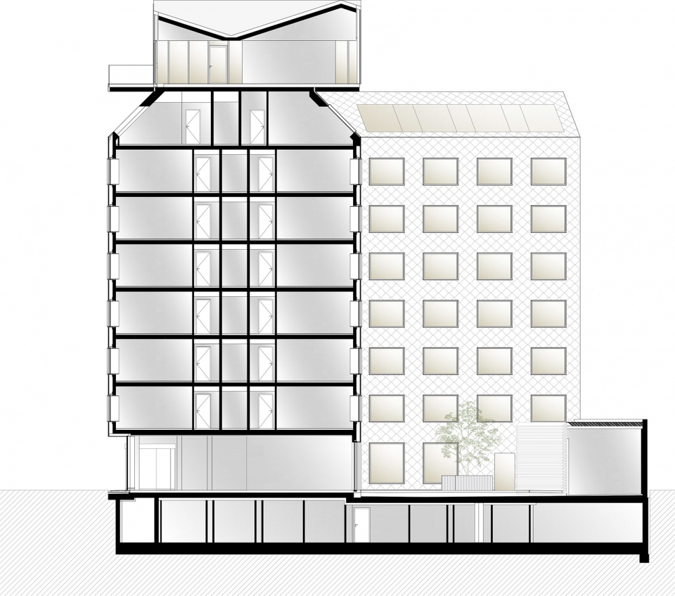 维也纳 The Rock 酒店丨奥地利维也纳丨querkraft architekten-76
