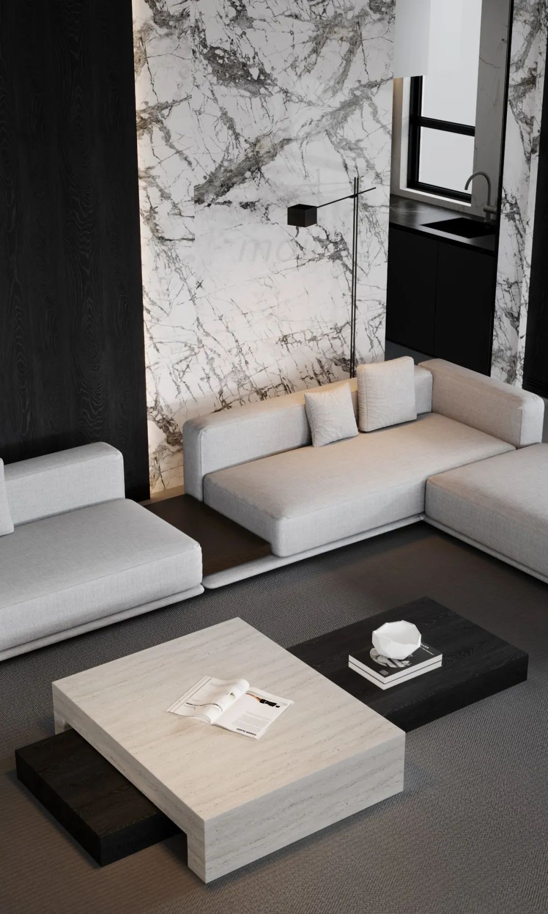 末集MOJI｜300平别墅·线条情绪-14