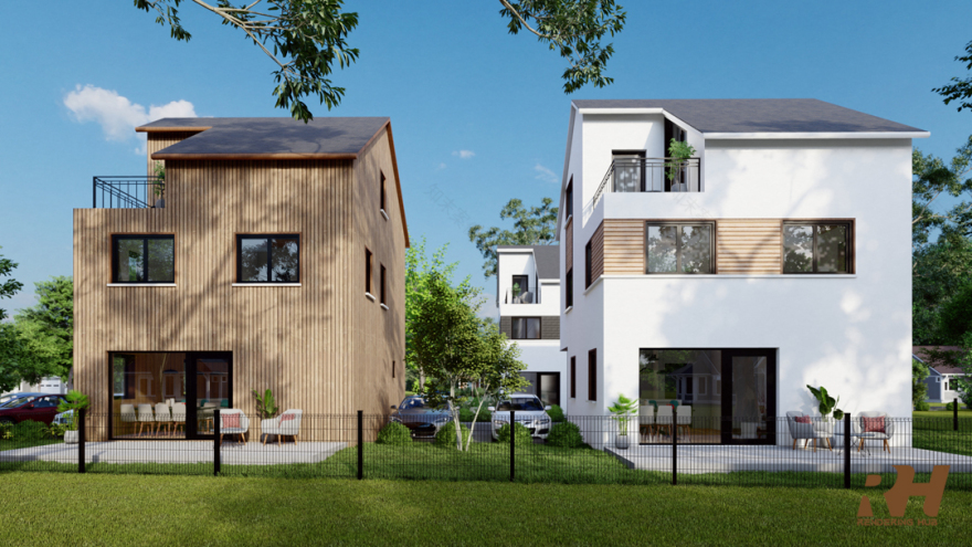 住宅区 E·外部效果图丨Architects-2