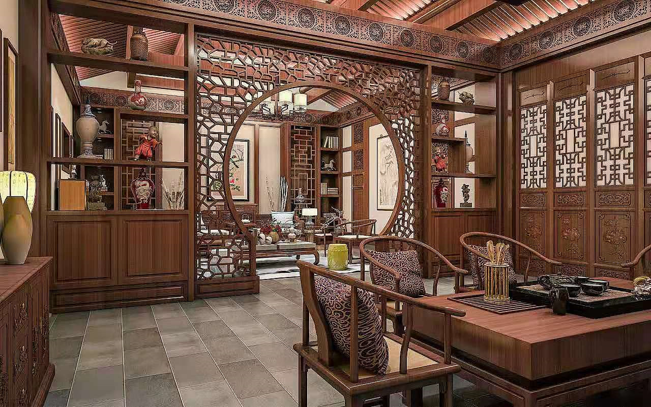 宅基地面积大不妨试一试四合院设计带你感受古建筑之美-7