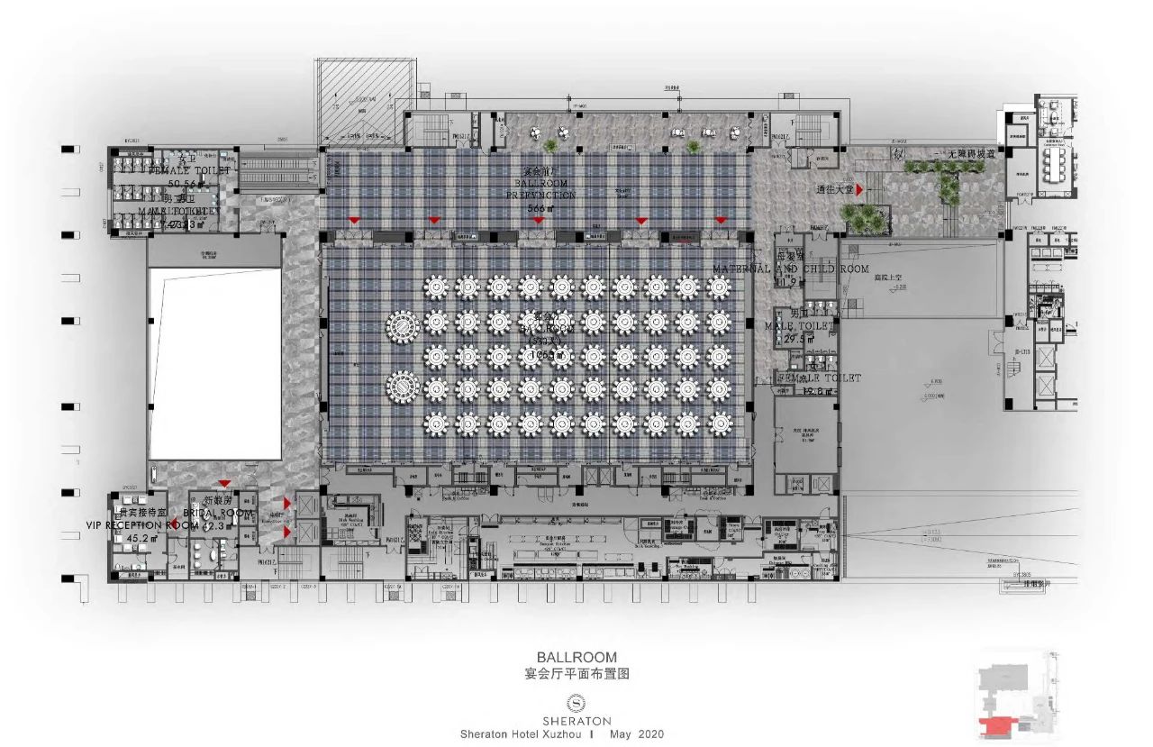 徐州喜来登酒店室内设计丨中国徐州丨金螳螂-30