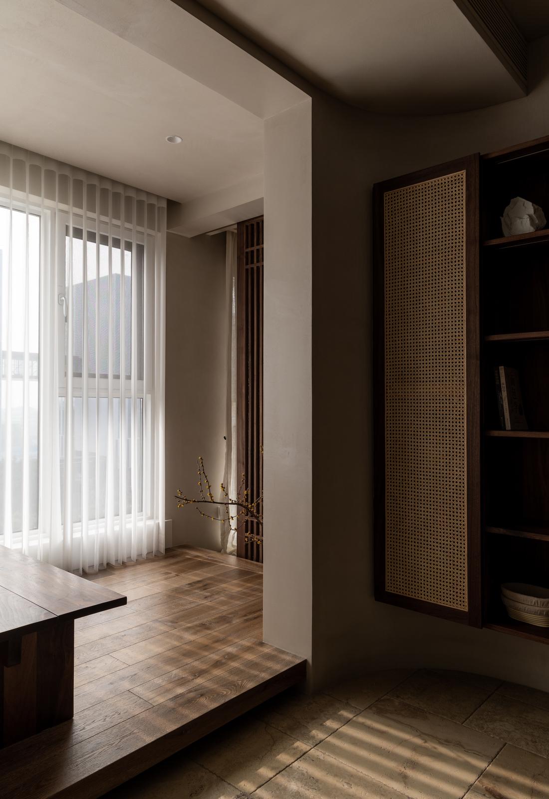 《隙光》静谧质朴的中式侘寂屋丨中国成都丨成都宏福樘设计-35