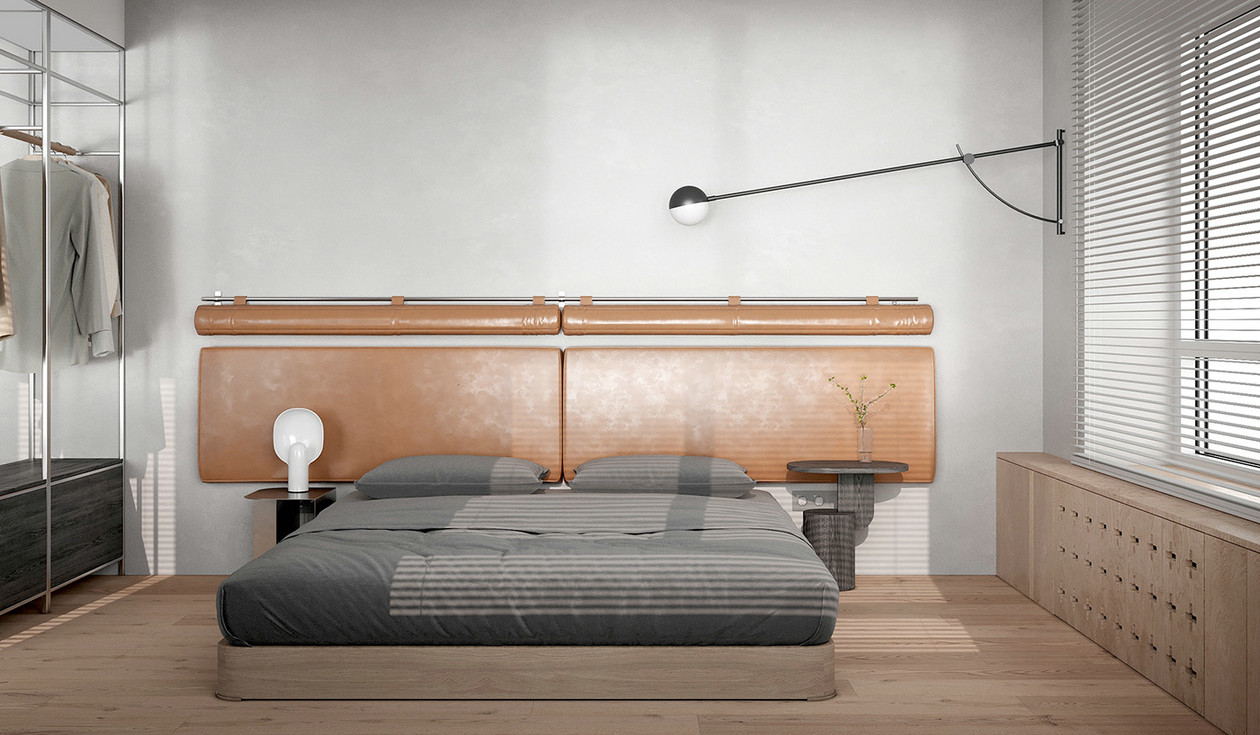 90㎡极简风公寓设计-14