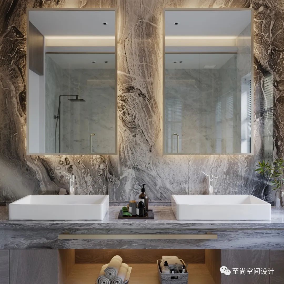 新中式风格丰泰华园别墅设计,诠释东方意境之美-21