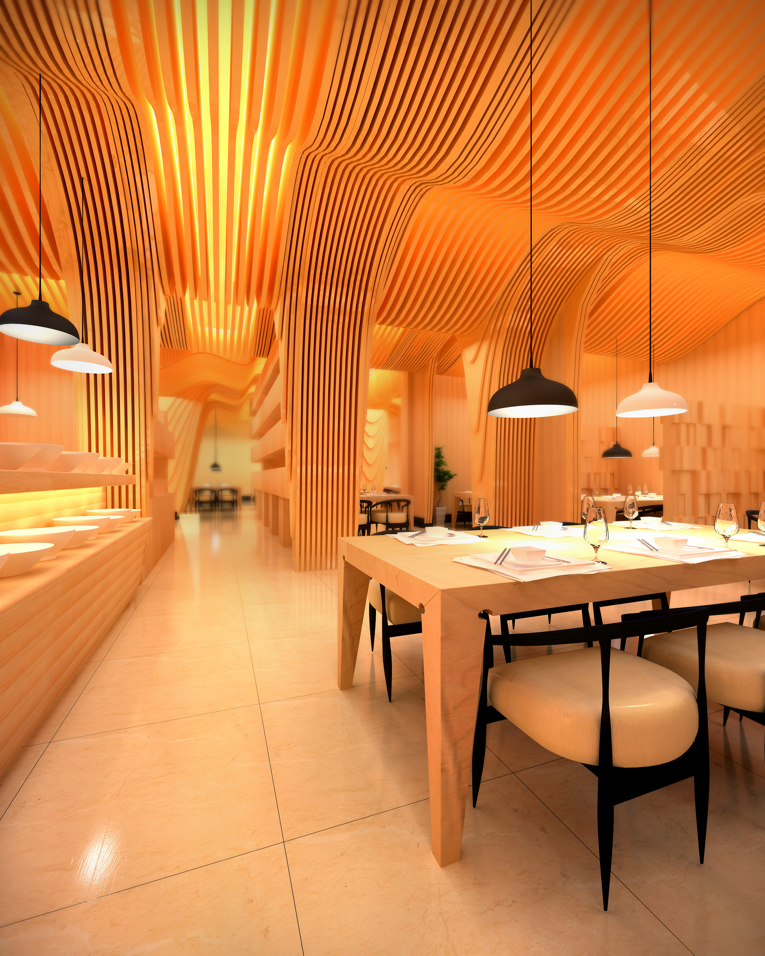 金色畅想 | 阳光海浪沙滩的餐厅设计-18